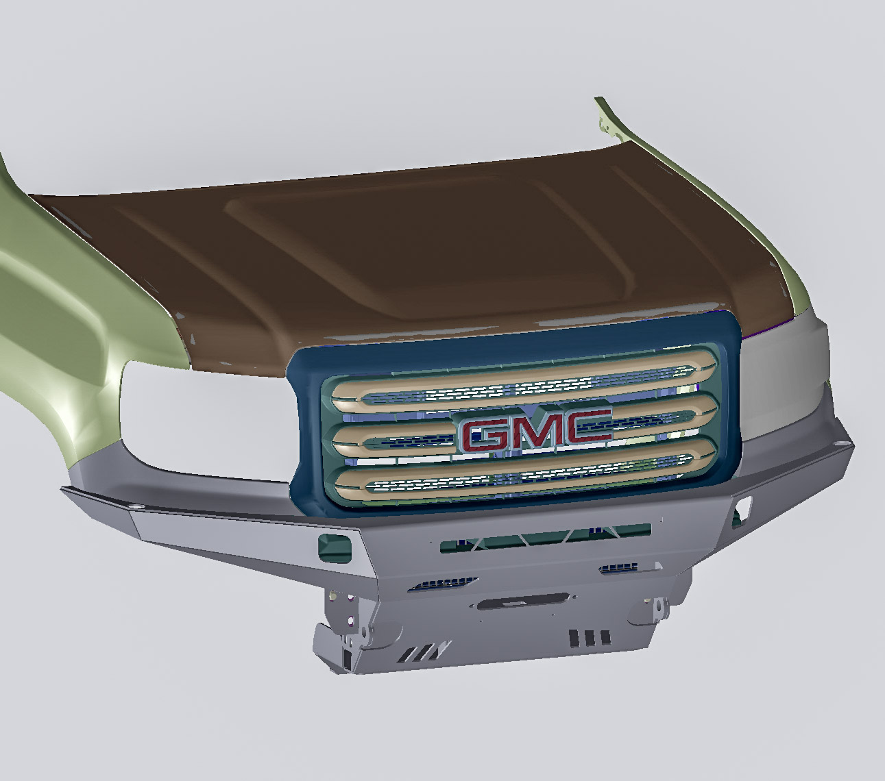 1999-2006 Chevy Silverado & GMC Sierra Hood / Windshield Pillar Mounts for  LED Pod USA Made