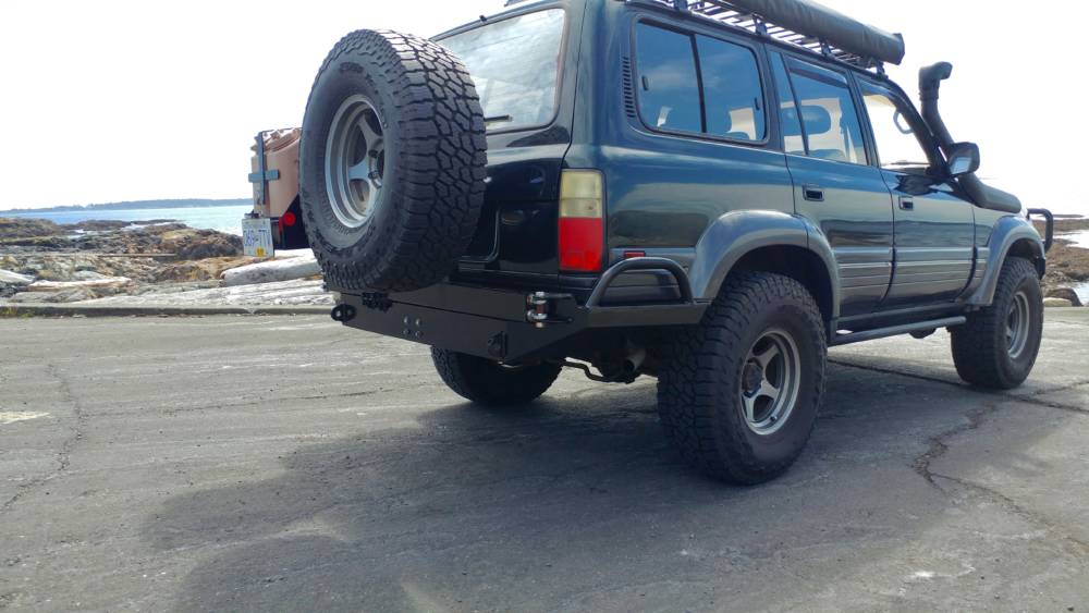 80-series Modular Off-road Rear Bumper, Supports Dual Swing-outs FJ80 –  Dissent Off-road